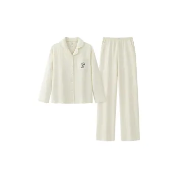 Gongdie x SNOOPY/ Pajama Set Women's White