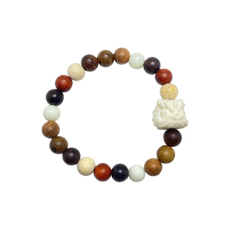 ERXI Sandalwood Wooden Bracelets Unisex-10