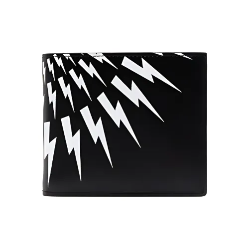 Neil Barrett Logo Printed Bi Fold Wallet