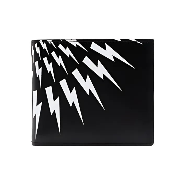 Neil Barrett Logo Printed Bi Fold Wallet-0