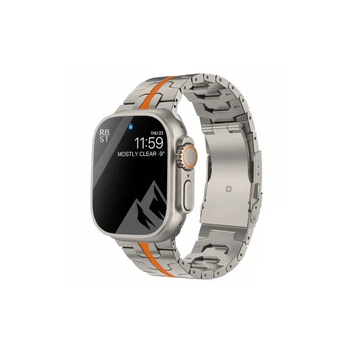 AOMN Watch Band Apple Compatibility Titanium Material