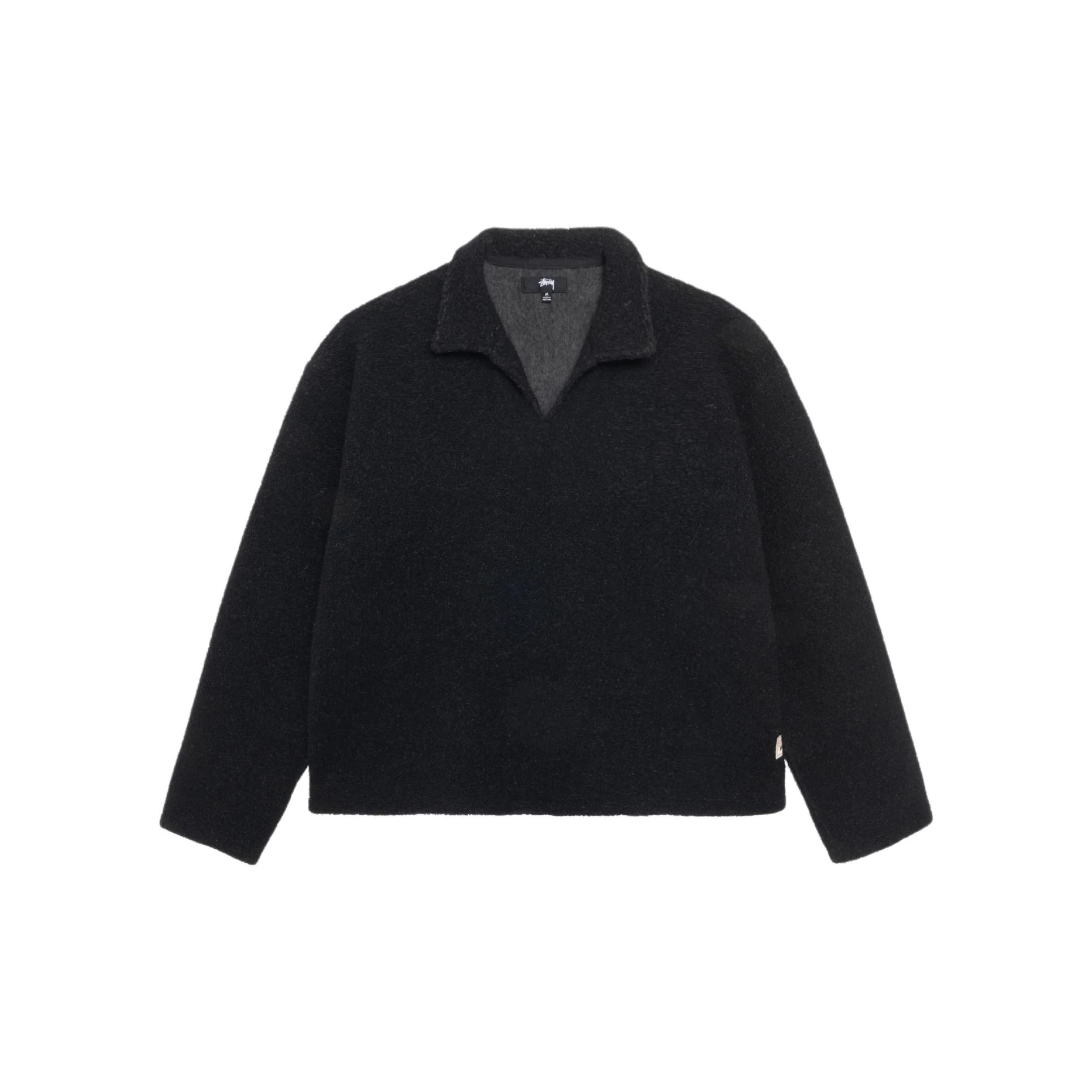 Stussy Care Label Sweater Black M - POIZON Stussy Care Label Sweater Black M - POIZON
