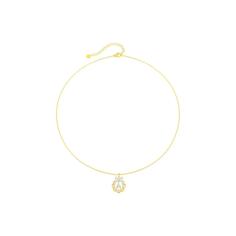 CHOW TAI SENG S925 Silver Necklaces Women's-2