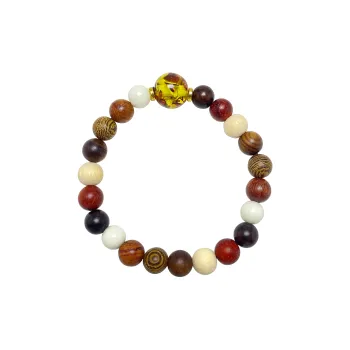 ERXI Sandalwood Wooden Bracelets Unisex