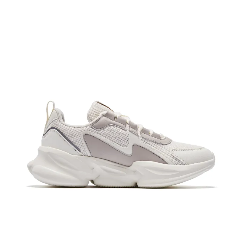 QIAODAN Anti-Slip Wear-Resistant Low-Top Casual Shoes Men's Ivory Float Stone Color-1