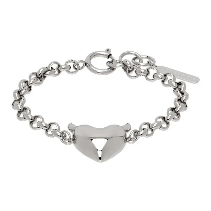 JUSTINE CLENQUET Palladium-Plated Brass Bracelets Women's Silver-0
