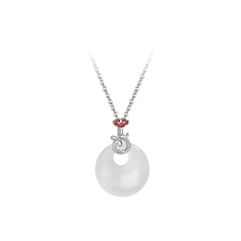 Chongqing Gold Store Chalcedony Necklaces Women's-5