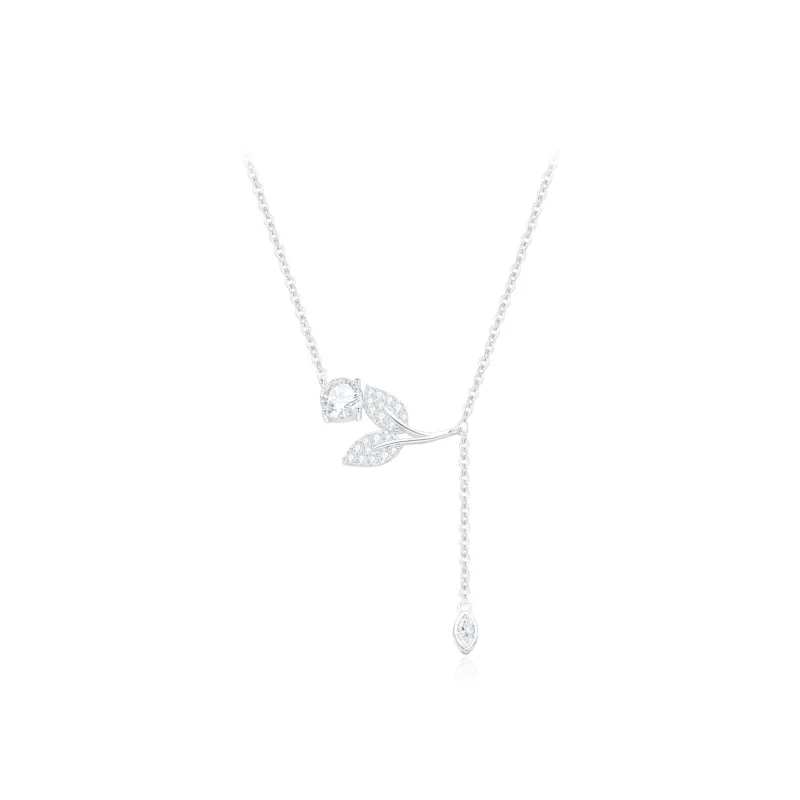 PRETTY DIARY S925 Silver Necklaces Women's-0