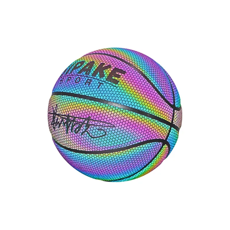 SIPAKESPORT Synthetic Leather Basketball Rainbow Size 7 Reflective Street Unisex-3