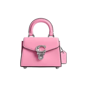 COACH Sammy Cow Leather Shoulder Bag, Crossbody Bag, Handbag Mini Women's Bright Pink
