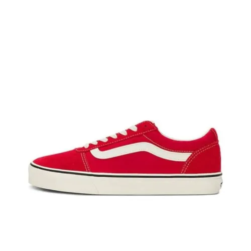 Vans Ward Skateboard Shoes Unisex Low-Top Red