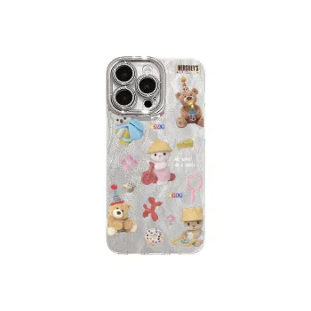 XIANGRIKE TPU Material Doll Puppy Phone Case Compatible With IPhone 15/14 Plus/13/12/11/15 Pro Max/XS/XR/XS Max/8 Plus