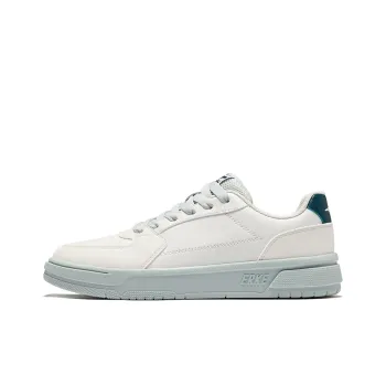 Erke Days And Wear Resistant Slip Resistant Low Top Skateboard Shoes Men's Microcrystal White Numbers Cyan