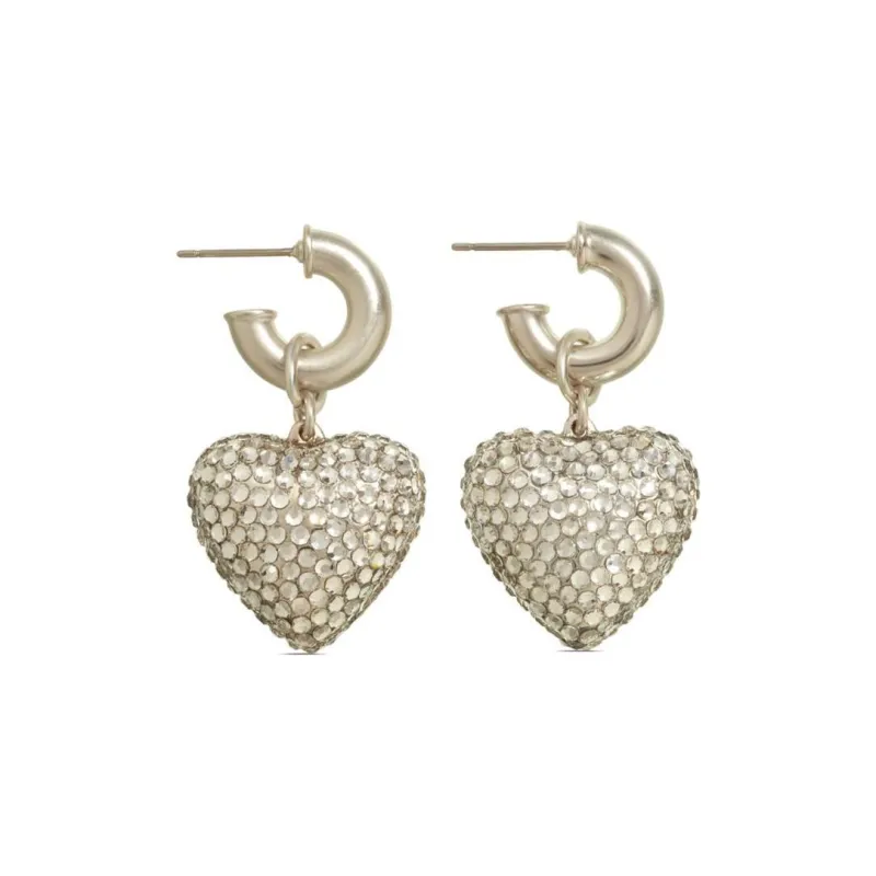 Roxanne Assoulin Dazzling Puffy Heart Earring-2