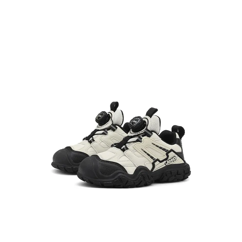 Jeep Slip Resistant Anti Kick Abrasion Resistant Breathable Low Top Kids Lifestyle Shoes Kids'-20