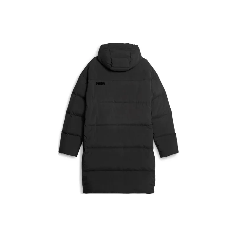 PUMA Long Hooded Down Coat Down Jackets & Coats Unisex Black-1
