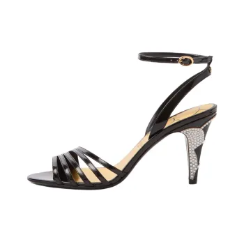 Valentino Ladycrush Strap Sandals 8.5cm Women's Black