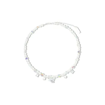 AWE Pearl Necklace Luxury Niche 2024 New Arrival Best Selling Collarbone Chain Advanced Sensory Women's