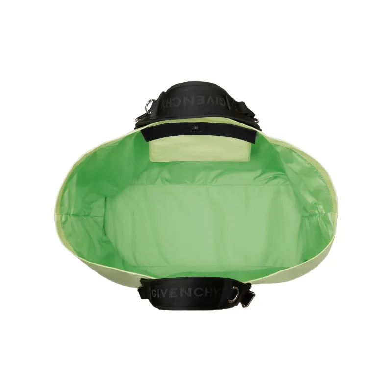 GIVENCHY BSTROY Collaboration Calfskin Tote Bag, Shopping Bag, Handbag Extra Large Men's Green-3