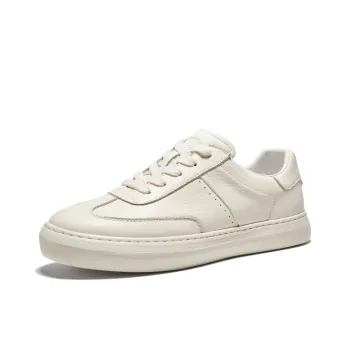 Hautton Jeans Lightweight Low Top Skateboard Shoes Men's White