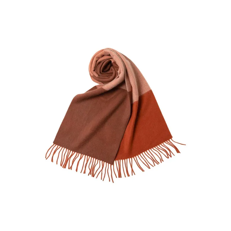 H YXIANG Cashmere Knit Scarves Women's-6