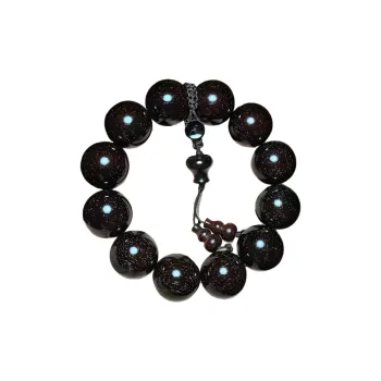 Ji Millennium Indian Small leaved Red Sandalwood Bracelets Unisex