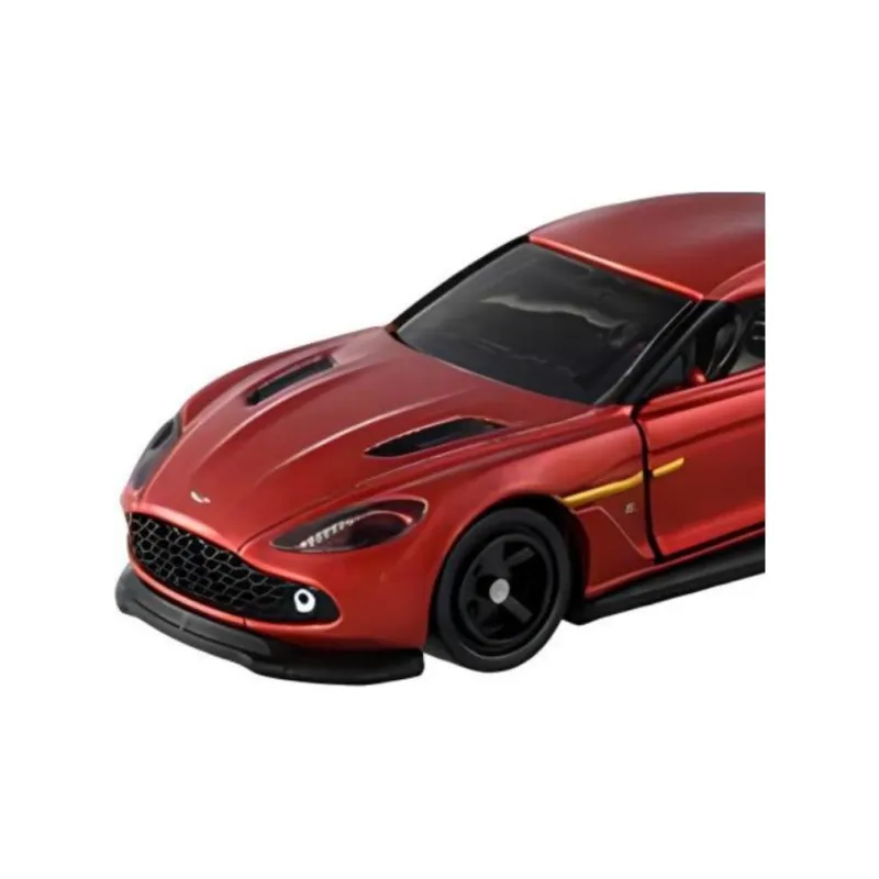 TAKARA TOMY Aston Martin Tomica Alloy Car Collection, Red And White Box 1 120 No.10 Vanquish Zagato Assembled Models-1