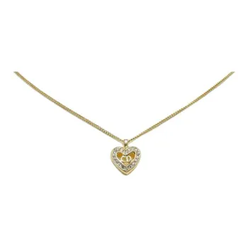 DIOR Cd Heart pendant Necklace