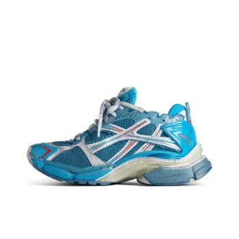 Balenciaga Runner Marathon Low-Top Casual Shoes Men's Blue