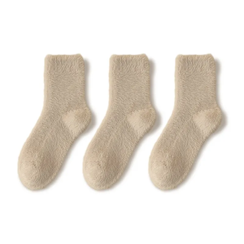 JIAZINI Mid Calf Socks Women's 3 Pack-32