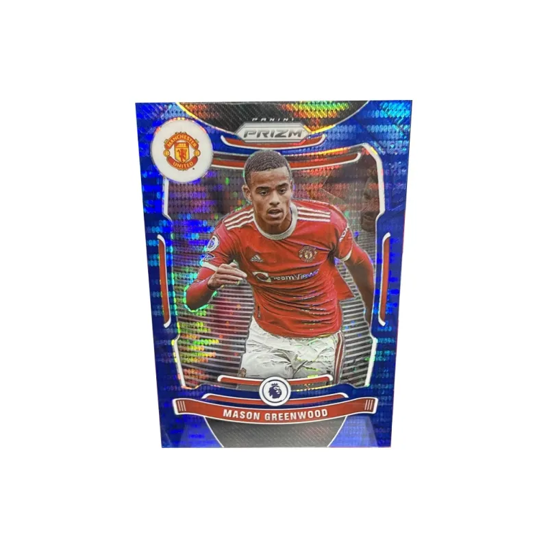 PANINI Premier League PRIZM England Manchester United Greenwood 199 Pc Player Card Card Pass Through Sports Cards 1 Pc-0