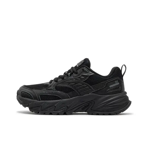 361° Floating Light Anti Slip Wear Resistant Low Top Running Shoes Women's Obsidian Black