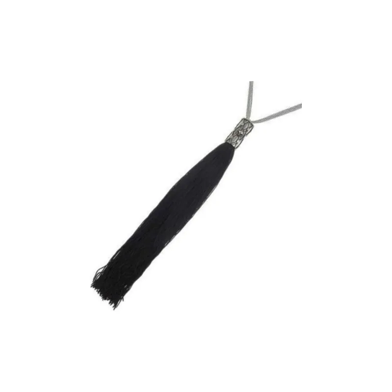 SAINT LAURENT Canvas Necklaces Men's Black-2