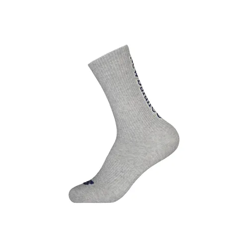 New Balance Mid Calf Socks Unisex 1 Pack Gray