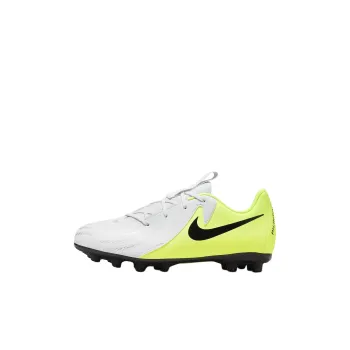 Nike Jr. Phantom GX 2 Academy Anti Slip Wear Resistant Low Top Kids' Soccer Shoes Silver Yellow Black Kids'