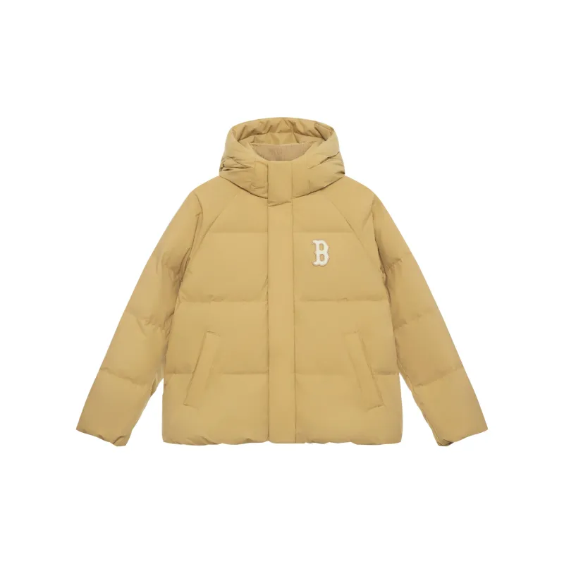 MLB MLB Preppy Style Collection Boston Red Sox FW24 Down Jacket Unisex Beige Yellow-1