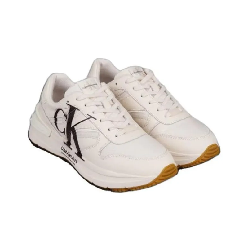 CKJ CALVIN KLEIN JEANS Low Top Chunky Sneakers Men's Beige-2
