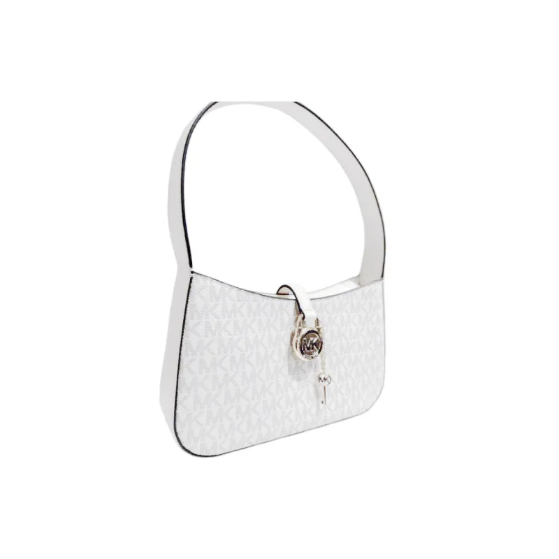 MICHAEL KORS Lyra Artificial Leather Handbag Trumpets Women's White-1