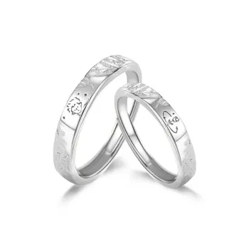 QIANCHANG S999 Fine Silver Rings Unisex