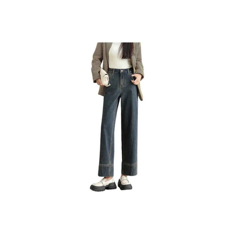 【dme】 Jeans Women's Dark Denim Blue-1