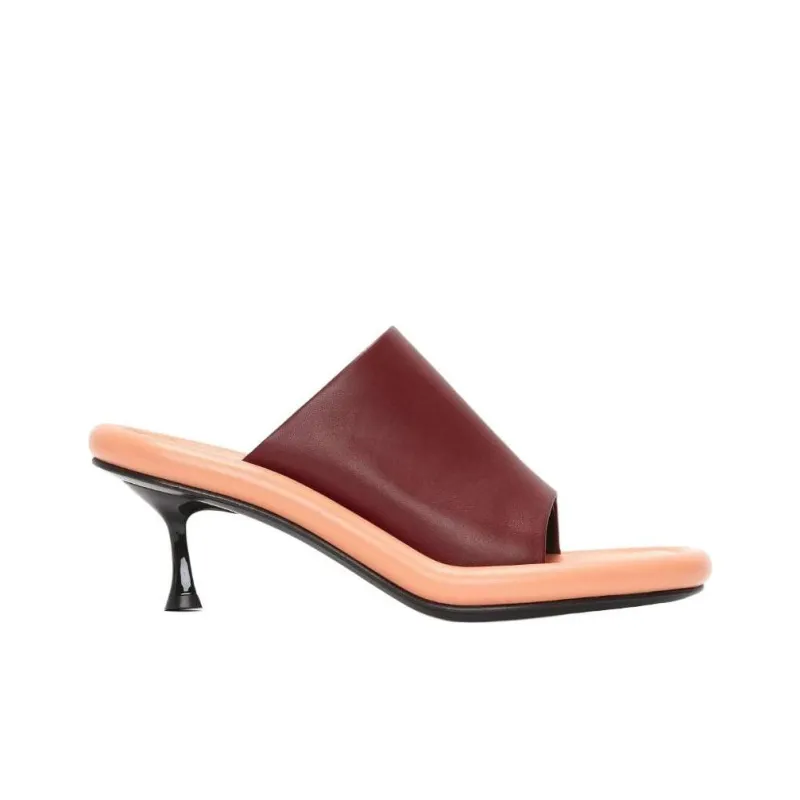 JW Anderson Bumper-Tube Leather Kitten-heel Mules Women's-1