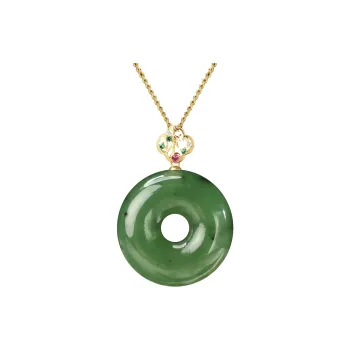 Qingjing Hetian Jade Pendants Jasper Unisex