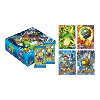 KAYOU Plant Vs. Zombies Card Time Travel Adventure Vol. 4 Card Holder Board Game Card IP/Anime Cards 10 Bags/50 Pcs