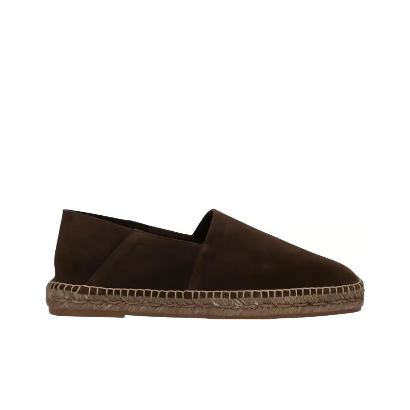 TOM FORD Barnes Square-toe Suede Espadrilles-1