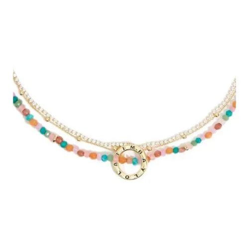 Bimba Y Lola Multicolour Stones Necklace