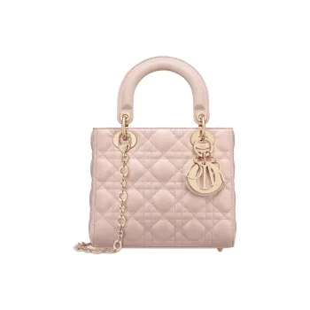 DIOR Lady Dior Sheepskin Lady Dior Bag, Shoulder Bag, Crossbody Bag, Handbag Small Size Women's Pink