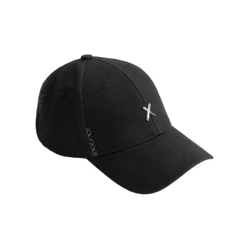 Xotic Polyester Two Tone X Stitch Baseball Cap Unisex