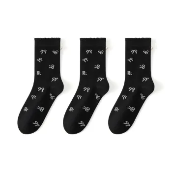 SHIWAJI Mid Calf Socks Women's 3 Pack