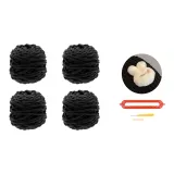 DIY Hand-Woven Scarf[Rabbit Black]