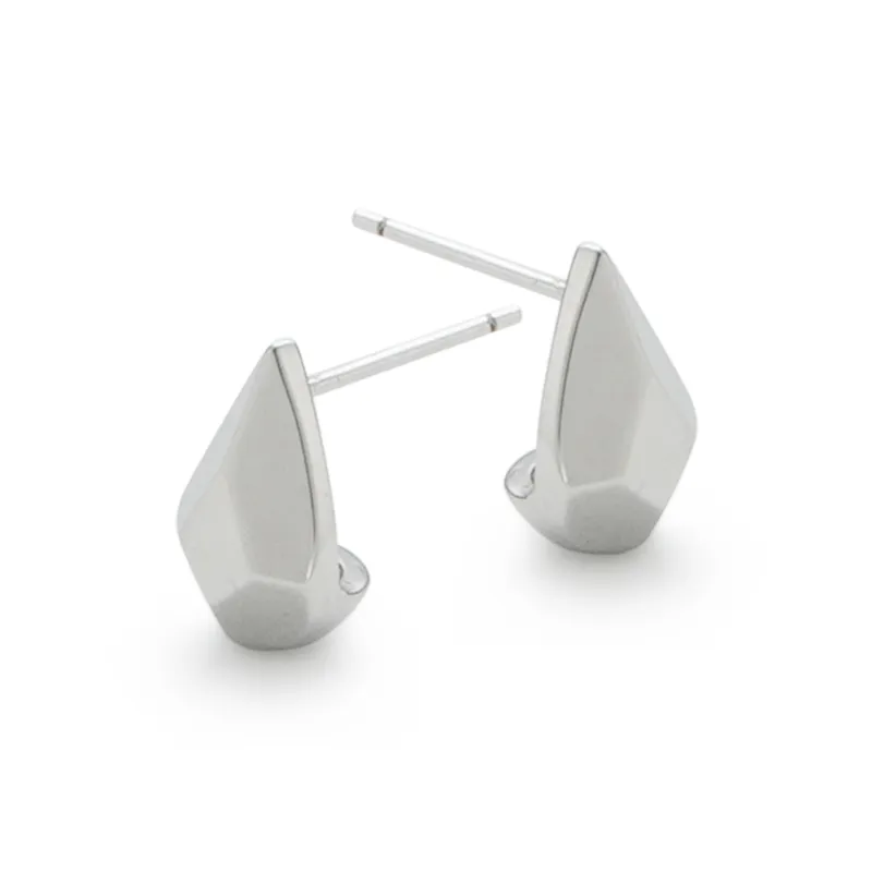 RSNY Gold Plated Copper Stud Earrings Women's-6